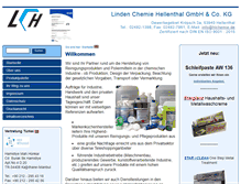 Tablet Screenshot of hlchemie.de